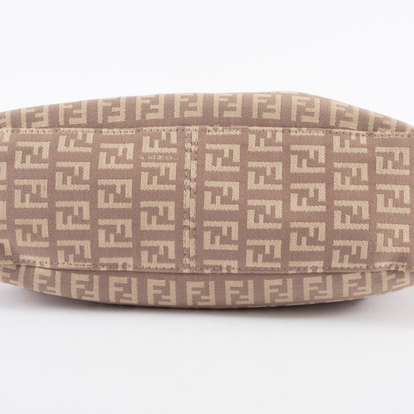 FENDI Pink Leather Zucca Shoulder Bag - Picture 11 of 16